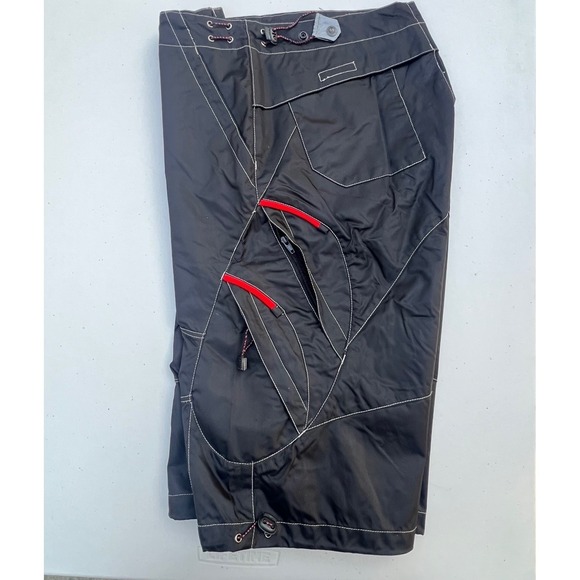 L.A. Cable Other - LA Cable Extreme Cable Jeans Co Mens 34 Black Tech Cargo Shorts Y2K Streetwear